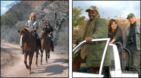 Horse riding and game drives